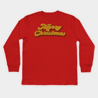 Merry Christmas Gift Kids Long Sleeve T-Shirt